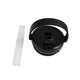 580mL / 900mL Straw Lid – Chilly Moose – Black flip-top lid with straw and clear straw cover #colour_black