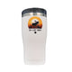 Eh-List Only 580mL Tumbler – Chilly Moose – White tumbler with moose sunset logo, front view #colour_white