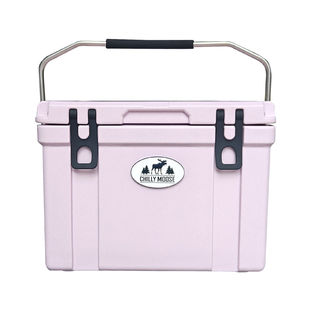 25L Chilly Ice Box in Thistle – Chilly Moose – front view closed #colour_thistle
