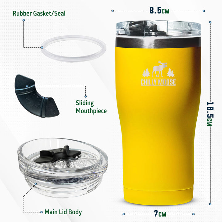 Algonquin Tumbler 580mL in Sunrise – Chilly Moose – #colour_sunrise