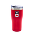 Curling Canada Tumbler 590mL in Canoe Red – Chilly Moose – Front View #colour_canoe-red