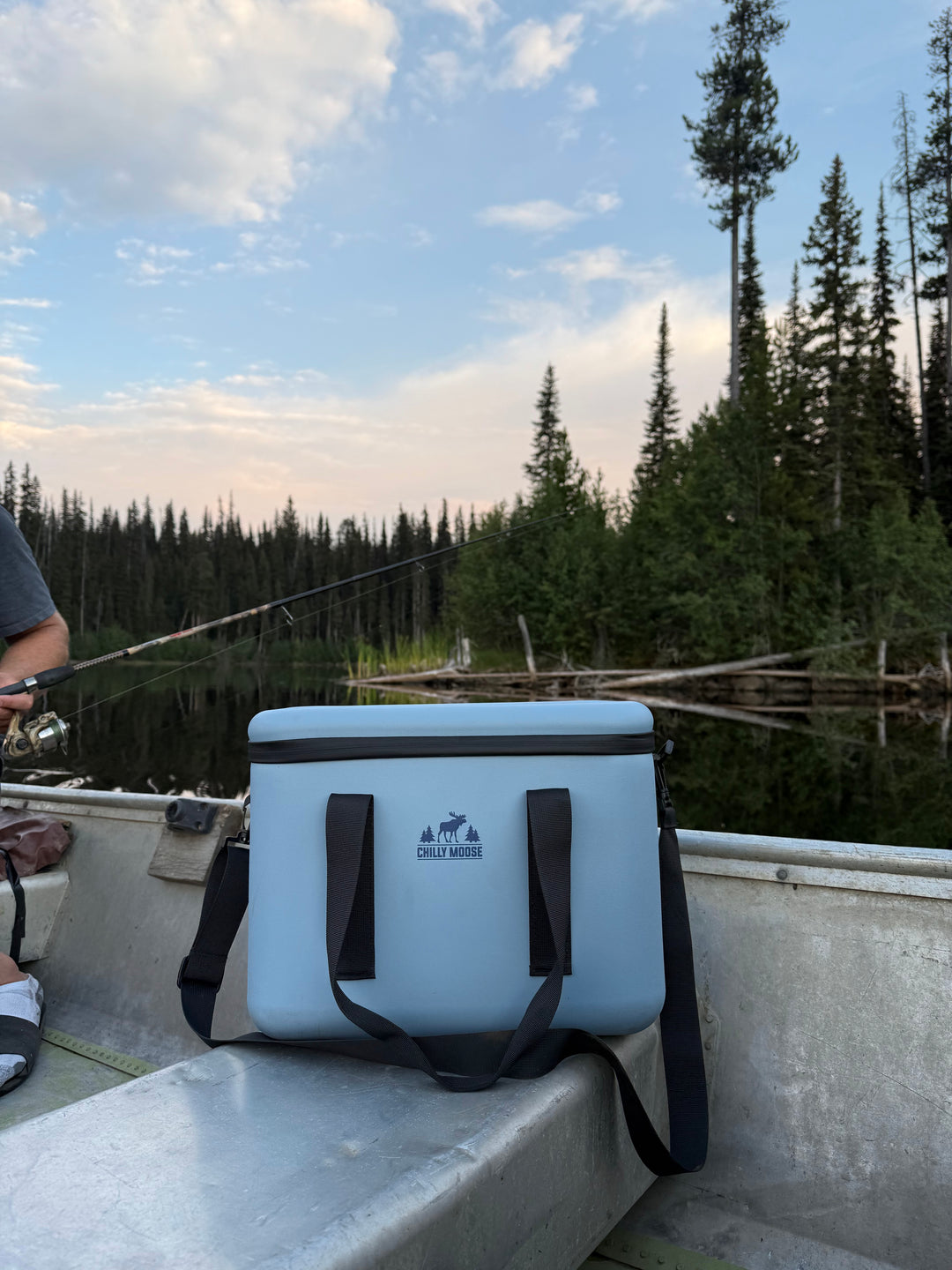 Bowen Cooler Bag 16L in Slate – Chilly Moose – Fishing #colour_slate