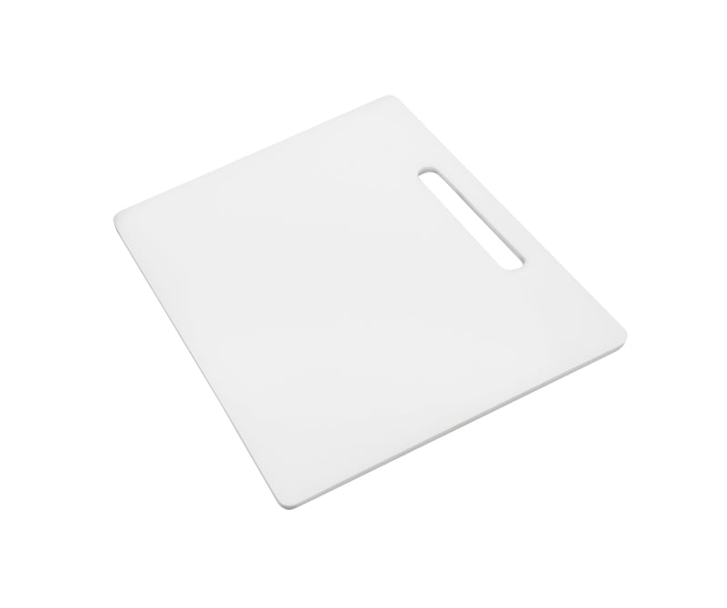 55L Wheeled Explorer Essential Kit – Chilly Moose – White cutting board with carry handle slot #colour_white