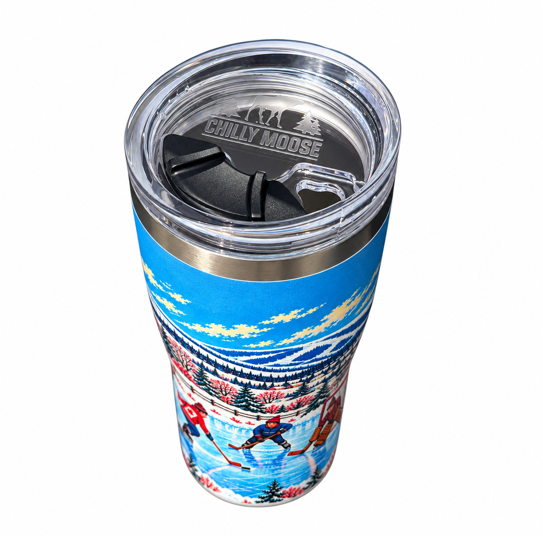 The Sweater 580 ml Tumbler, Classic Canadian Nostalgia