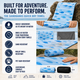 Sandbanks Travel Towel in Current Club – Chilly Moose – Rolled in package #style_current-club-quick-dry-travel-towel