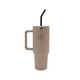Classic Summerhill 40oz Tumbler in Dune – Chilly Moose – Front View with Straw #colour_dune