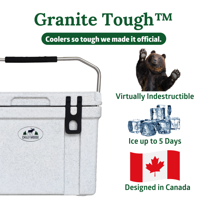 25L Chilly Ice Box Cooler – Chilly Moose – High level product points 