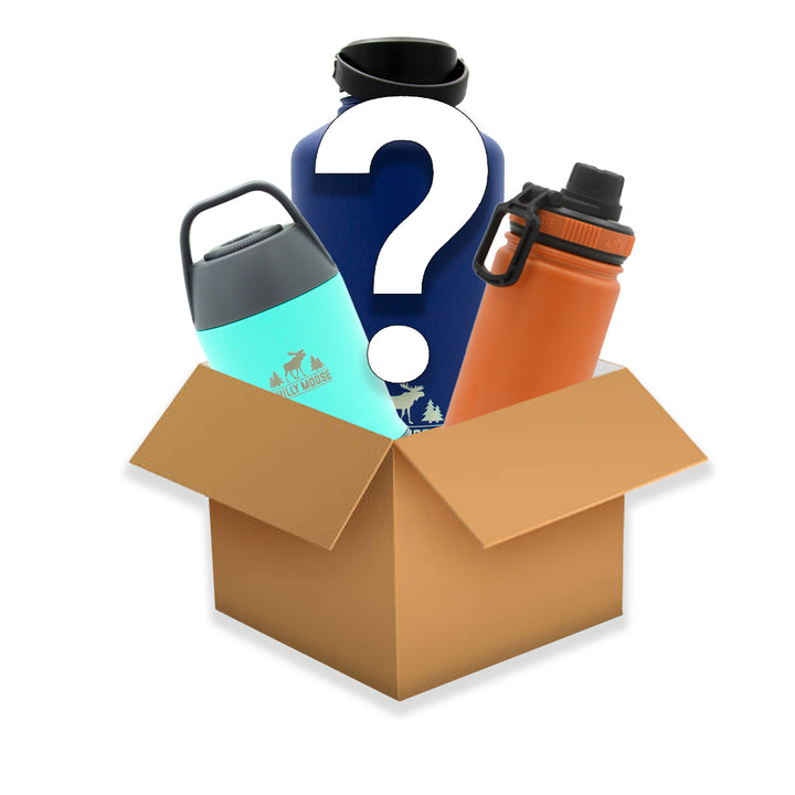 3 Piece Drinkware Mystery Box – Chilly Moose – Product Assortment with Question Mark