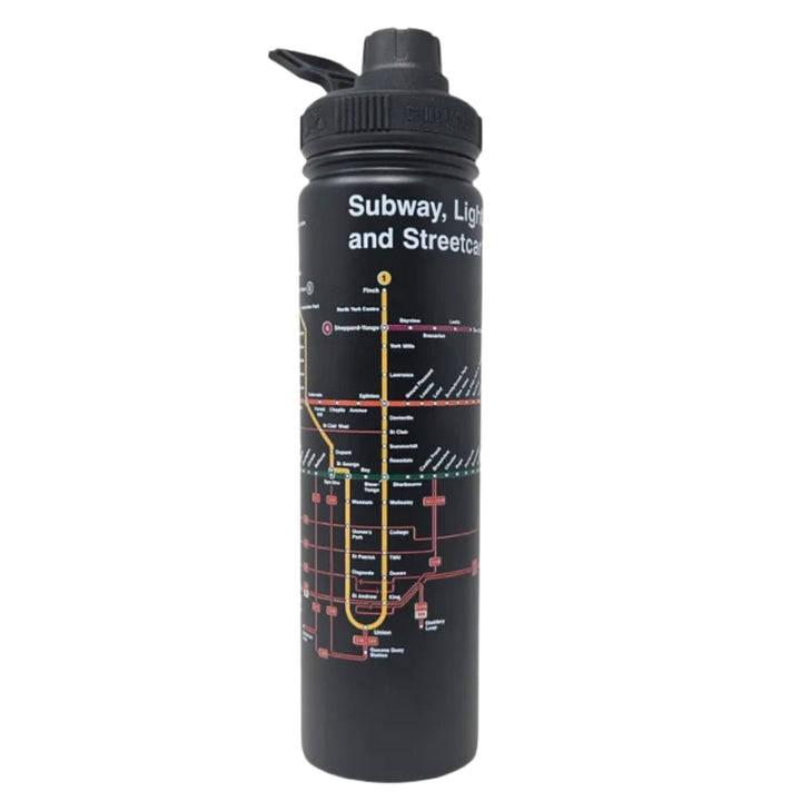 TTC Map Bottle 709 ml, For Iconic City Adventures