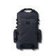 40L Sauble Soft Cooler Backpack – Chilly Moose – Front view in charcoal gray with roll-top closure #colour_charcoal