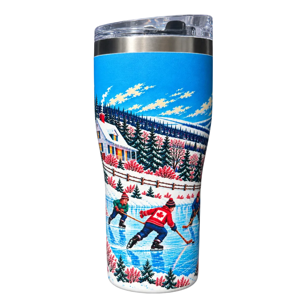 The Sweater 580 ml Tumbler, Classic Canadian Nostalgia