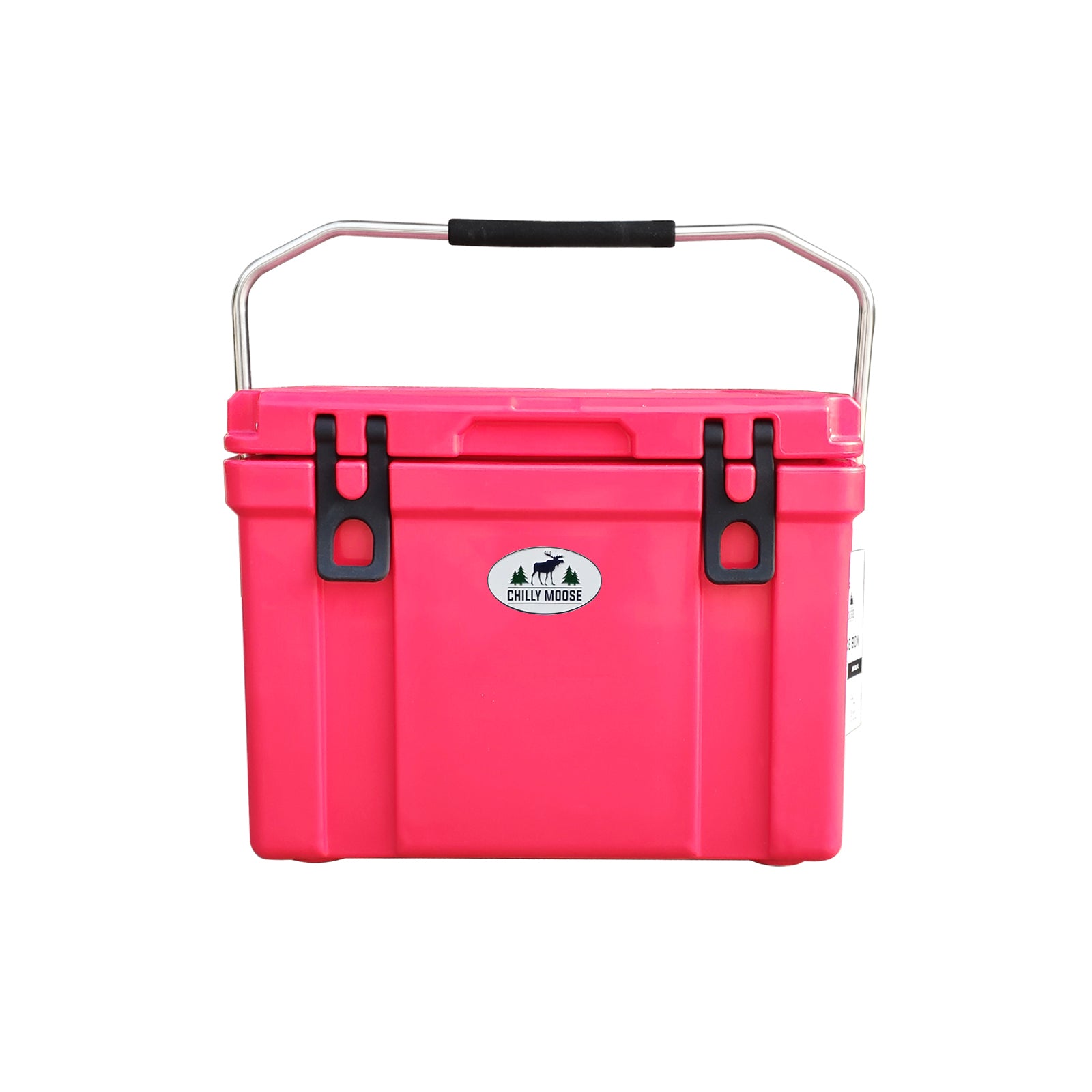 25L Chilly Ice Box in Canoe Red – Chilly Moose – front view closed #colour_canoe-red