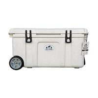 75L Wheeled Explorer Open Box in Limestone – Chilly Moose – Front View #colour_limestone