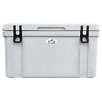 Open Box 75L Chilly Ice Box in Limestone – Chilly Moose – front view closed #colour_limestone