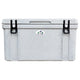 Open Box 75L Chilly Ice Box in Limestone – Chilly Moose – front view closed #colour_limestone