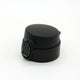 17oz Kearney Traveller Lid – Chilly Moose – Black flip-top lid closed three-quarter view #colour_black