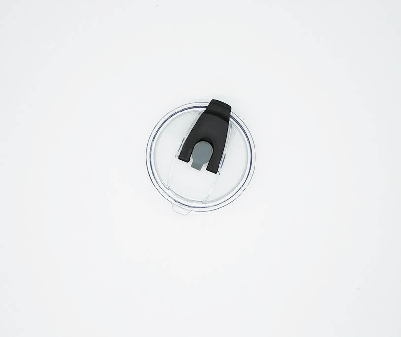 Spill Resistant Tumbler Lid – Chilly Moose – Top view of sliding lid