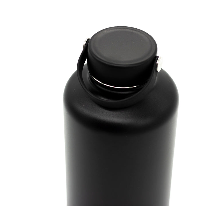 Portage Growler 64oz in Midnight – Chilly Moose – Lid Top View #colour_midnight