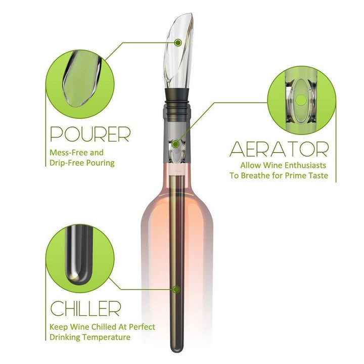 Diagram showing the benefits of the Chilly Wine Icicle.
